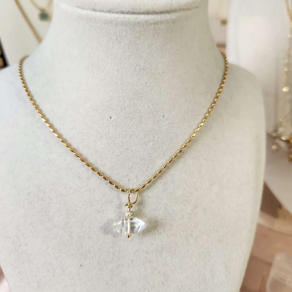 Handmade Herkimer Diamond Necklace